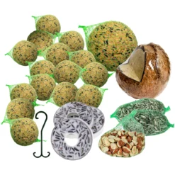 Futterglocke Erdnuss &amp; Protein | Vogelfutter Von Dobar -Baum Freude Verkäufe 555837 Futterglocke Erdnuss und Protein 24100e dr 1