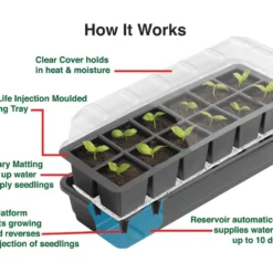24 Töpfe Selbstbewässerungs -Anzuchtset | Anzuchtschalen Von Garland 9 24 Töpfe Selbstbewässerungs -Anzuchtset | Anzuchtschalen Von Garland -Baum Freude Verkäufe 558797 24 Toepfe Selbstbewaesserungs Anzuchtset G165 gl 3