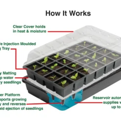 12 Töpfe Selbstbewässerungs -Anzuchtset | Anzuchtschalen Von Garland -Baum Freude Verkäufe 558798 12 Toepfe Selbstbewaesserungs Anzuchtset G166 gl 3