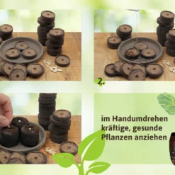 36 Mm Torf Quelltabletten | Torf Quelltabletten Von FLORTUS -Baum Freude Verkäufe 558921 36 mm Torf Quelltabletten 2000 0977 36x 2