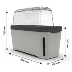 HARRY HERBS Kräutertopf Hellgrau | Kräutertöpfe Von Gusta Garden -Baum Freude Verkäufe 560334 HARRY HERBS hellgrau 100B10 gg 9