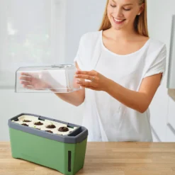 HARRY HERBS Kräutertopf Dunkelgrün | Kräutertöpfe Von Gusta Garden -Baum Freude Verkäufe 560338 HARRY HERBS dunkelgruen 103B10 gg 1