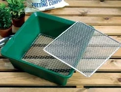 35 X 35 X 12,5 Cm 2-in-1 Boden- Und Gartensieb | Gartenzubehör Von Garland