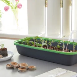 BoQube M &amp; FLORTUS Kokos Quelltöpfe (24 Stück) | Anzuchtzubehör Set Von FLORTUS -Baum Freude Verkäufe 562697 BoQube M und FLORTUS Kokos Quelltoepfe 24 Stueck 2000 2385 anthrazit 3