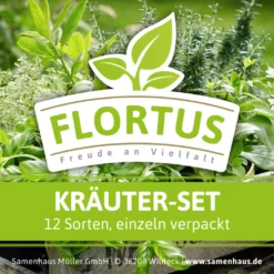 HARRY HERBS &amp; FLORTUS Kräuter Set | Anzuchtsets Von FLORTUS -Baum Freude Verkäufe 562699 HARRY HERBS und FLORTUS Kraeuter Set 2000 2387 blau 8
